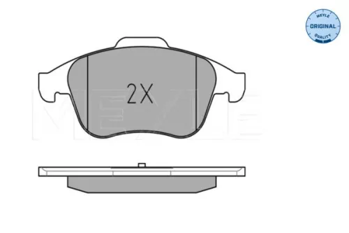 MEYLE MEYLE 025 247 0917 Meyle Front Brake Pad Set For Renault Laguna Latitude 