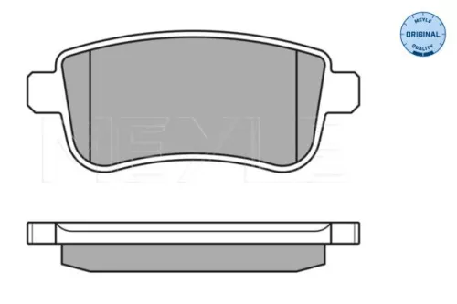 MEYLE MEYLE 025 248 2015 Meyle Rear Brake Pad Set For Renault Arkana Clio Fluence Grand Scénic 