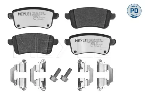 Meyle Pd Rear Brake Pad Set For Renault Arkana Clio Fluence Grand Scénic