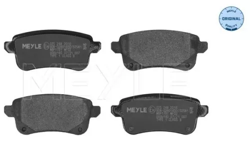 MEYLE MEYLE 025 248 2016 Meyle Rear Brake Pad Set For Renault Espace Grand Scénic Megane Scéni 