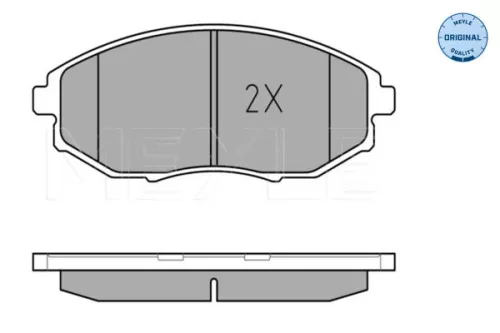 MEYLE MEYLE 025 248 6417/W Meyle Front Brake Pad Set For Chevrolet Epica 