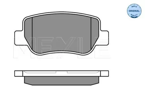 MEYLE MEYLE 025 248 8516/W Meyle Rear Brake Pad Set For Toyota Avensis 