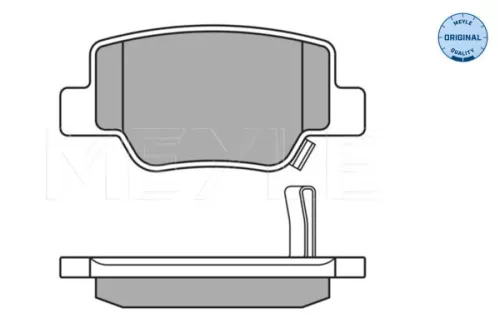 MEYLE MEYLE 025 249 2616/W Meyle Rear Brake Pad Set For Toyota Verso 