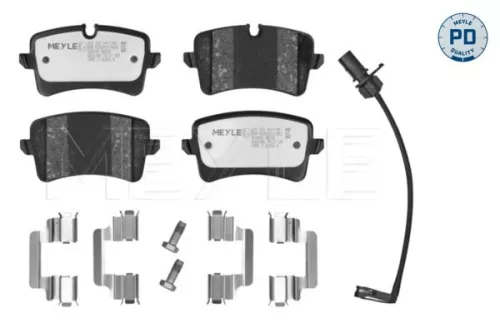 MEYLE MEYLE 025 252 1417/PD Meyle Pd Rear Brake Pad Set For Audi Porsche A5 A6 A6 Allroad A7 Macan 