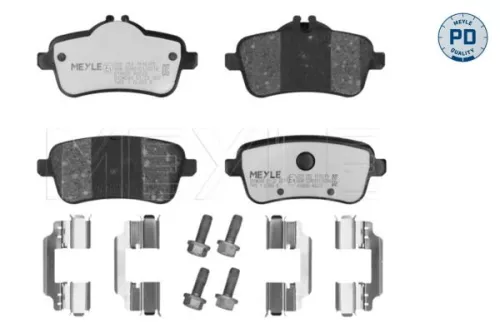 MEYLE MEYLE 025 252 1516/PD Meyle Pd Rear Brake Pad Set For Mercedes-benz Gl-class Gle Gls M-class 