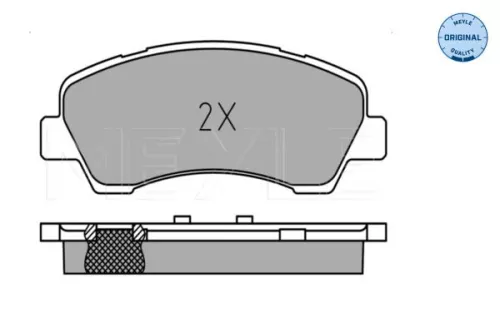 MEYLE MEYLE 025 252 5118 Meyle Front Brake Pad Set For Citroën Peugeot 301 308 308 Sw C-elysee 