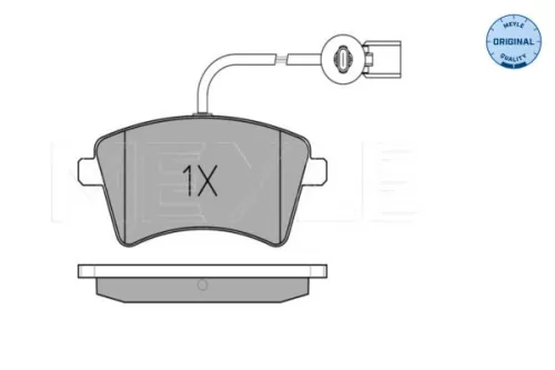 MEYLE MEYLE 025 252 9118 Meyle Front Brake Pad Set For Renault Kangoo Kangoo / Grand Kangoo Ka 