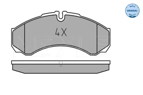 MEYLE MEYLE 025 291 2120 Meyle Rear Brake Pad Set For Iveco Nissan Renault Trucks Cabstar Dail 