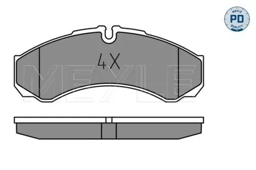 MEYLE MEYLE 025 291 2120/PD Meyle Pd Front Rear Brake Pad Set For Iveco Daily 