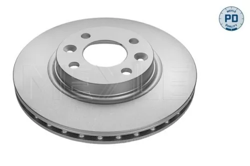 2x Meyle PD Front Vented Brake Disc For Dacia Renault Smart Clio Forfour Fortwo Logan 