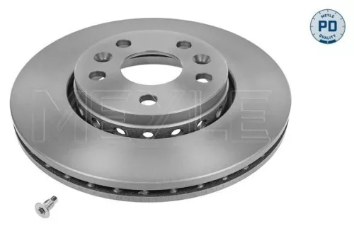 2x Meyle PD Front Vented Brake Disc For Mercedes-benz Renault Citan Espace Kangoo Kang