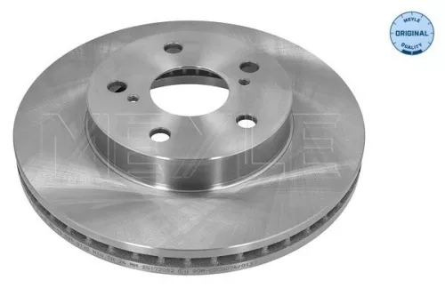 2x Meyle Front Vented Brake Disc For Toyota Hilux