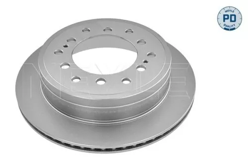 2x Meyle PD Rear Vented Brake Disc For Lexus Toyota Fortuner Gx Land Cruiser Prado
