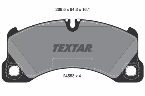 TEXTAR TEXTAR 2455301 1x TEXTAR 2455301 Brake Pad Set 