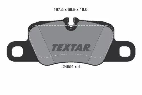 TEXTAR TEXTAR 2455402 1x TEXTAR 2455402 Brake Pad Set 