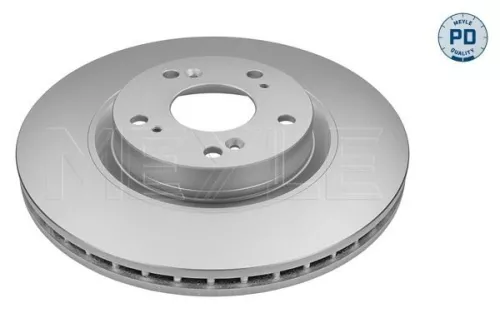2x Meyle PD Front Vented Brake Disc For Honda Cr-v
