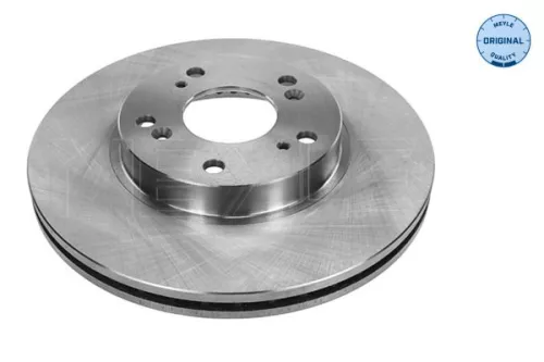 2x Meyle Front Vented Brake Disc For Honda Civic Cr-v