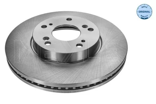 2x Meyle Front Vented Brake Disc For Honda Civic