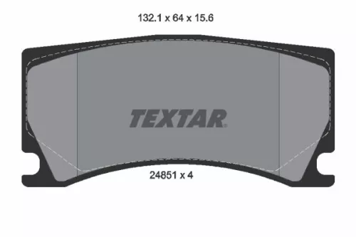 TEXTAR TEXTAR 2485101 1x TEXTAR 2485101 Brake Pad Set 