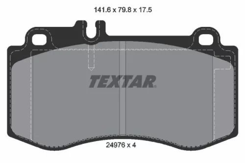 TEXTAR TEXTAR 2497601 1x TEXTAR 2497601 Brake Pad Set 