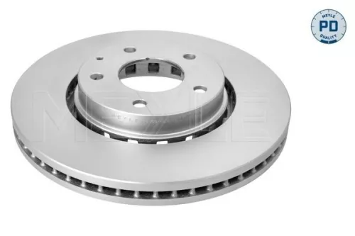 2x Meyle PD Front Vented Brake Disc For Mazda Cx-5