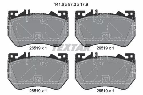 TEXTAR TEXTAR 2651901 1x TEXTAR 2651901 Brake Pad Set 