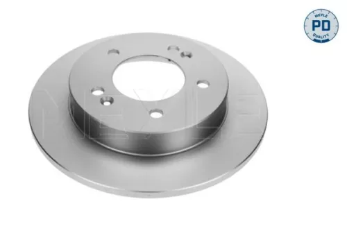 2x Meyle PD Rear Solid Brake Disc For Hyundai Kia Ix20 Venga