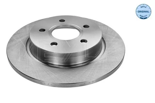 2x Meyle Rear Solid Brake Disc For Ford Focus
