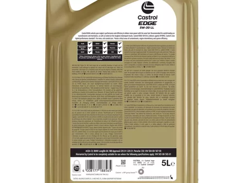 CASTROL CASTROL 15F7E7 Engine Oil 