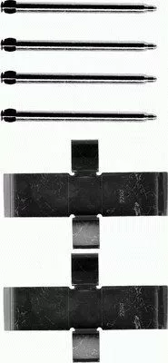 TEXTAR TEXTAR (82015100) 1x Accessory Kit, disc brake pad 