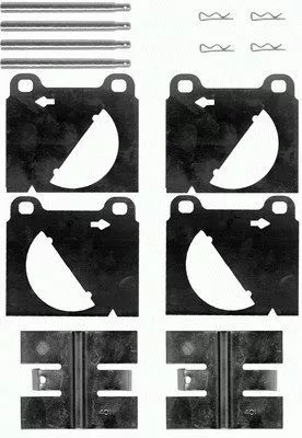 TEXTAR TEXTAR (82016900) 1x Accessory Kit, disc brake pad 