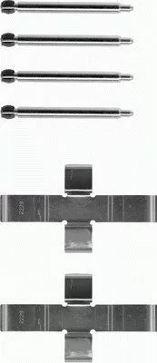 TEXTAR TEXTAR 82018200 1x Accessory Kit, disc brake pad 