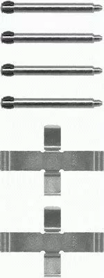 1x Accessory Kit, disc brake pad