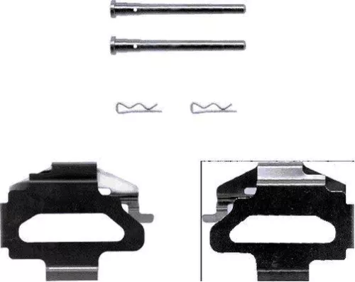 TEXTAR TEXTAR 82030200 1x Accessory Kit, disc brake pad 