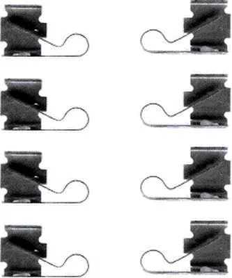 TEXTAR TEXTAR 82031500 1x Accessory Kit, disc brake pad 