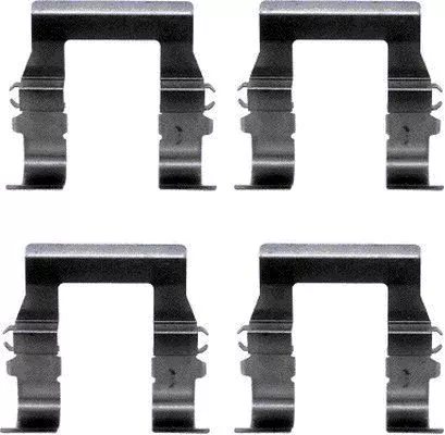 1x Accessory Kit, disc brake pad