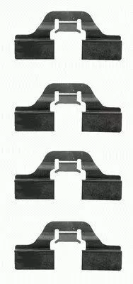 1x Accessory Kit, disc brake pad