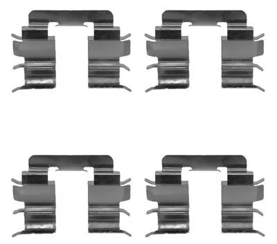 1x Accessory Kit, disc brake pad