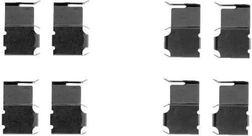 TEXTAR TEXTAR 82047400 1x Accessory Kit, disc brake pad 