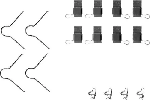 TEXTAR TEXTAR 82048300 1x Accessory Kit, disc brake pad 