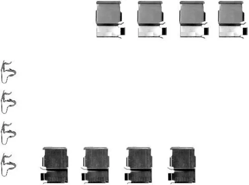 TEXTAR TEXTAR 82050200 1x Accessory Kit, disc brake pad 