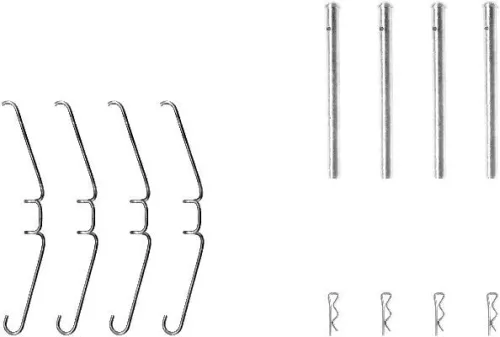 TEXTAR TEXTAR 82051200 1x Accessory Kit, disc brake pad 