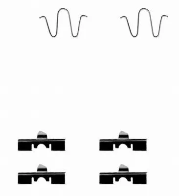 TEXTAR TEXTAR 82051600 1x Accessory Kit, disc brake pad 