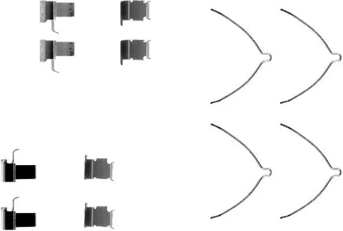 TEXTAR TEXTAR 82052900 1x Accessory Kit, disc brake pad 
