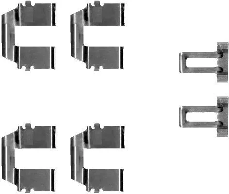 TEXTAR TEXTAR 82059600 1x Accessory Kit, disc brake pad 