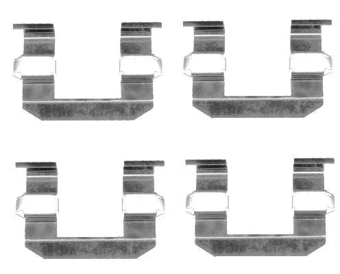 TEXTAR TEXTAR 82072100 1x Accessory Kit, disc brake pad 