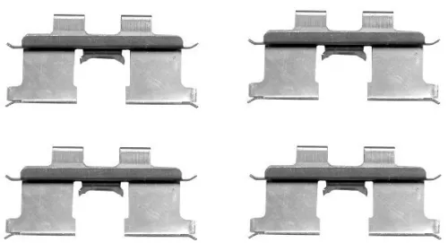 TEXTAR TEXTAR 82072300 1x Accessory Kit, disc brake pad 
