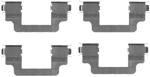 1x Accessory Kit, disc brake pad