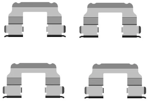 TEXTAR TEXTAR 82075500 1x Accessory Kit, disc brake pad 