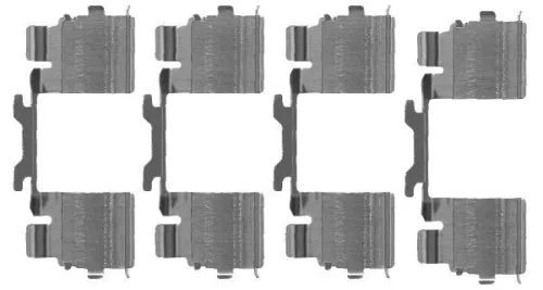 1x Accessory Kit, disc brake pad